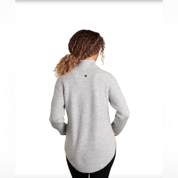 KUHL Sienna Sweater Sz M Grey - Picture 10 of 11